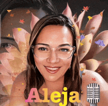 a painting of a woman with the name aleja