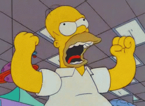 Homer Pierde Los Nervios GIF