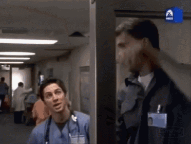 "Just Making Small Talk" GIF - Scrubs Penny Janitor GIFs