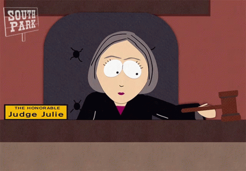 Next Judge Julie GIF - Next Judge Julie South Park GIFs