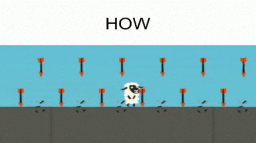 Ultimate Chicken Horse Sheep Dodge GIF - Ultimate Chicken Horse Sheep Dodge Sheep GIFs