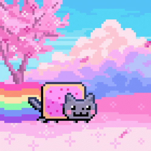 Nyan Cat Cat GIF - Nyan Cat Cat Kawaii Cat GIFs