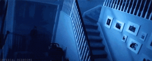 Aka Me In The Morning Going Down The Steps. GIF - Paranormal Activity Stairs Fall GIFs
