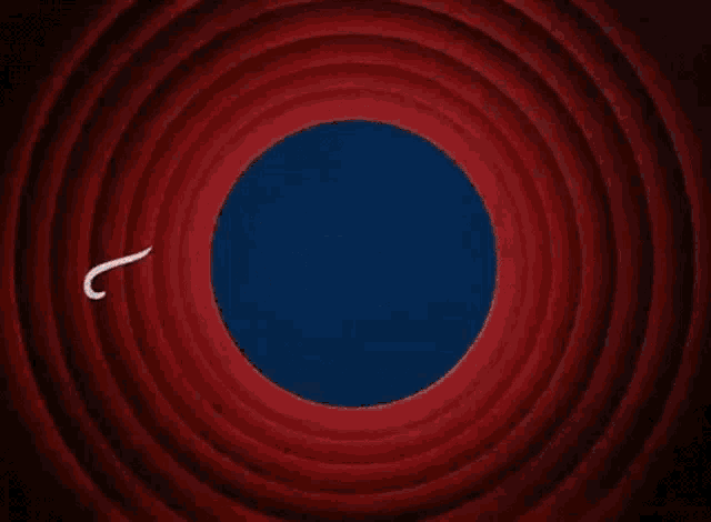 a sign that says " that 's all folks " on a red background