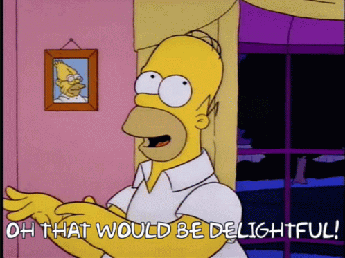 Homer Delightful GIF - Homer Delightful GIFs