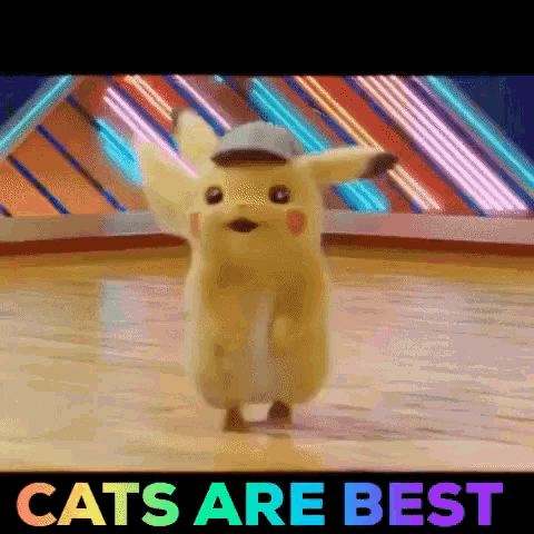 Pikachu Dancing Cats Cats GIF - Pikachu Dancing Cats Cats Pikachu GIFs