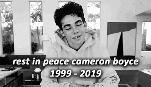 Cameron Boyce Rip GIF - Cameron Boyce Rip Rest In Peace GIFs