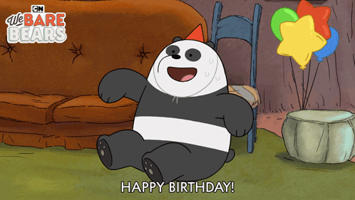 Happy Birthday Panda Bear GIF - Happy Birthday Panda Bear Hbd GIFs