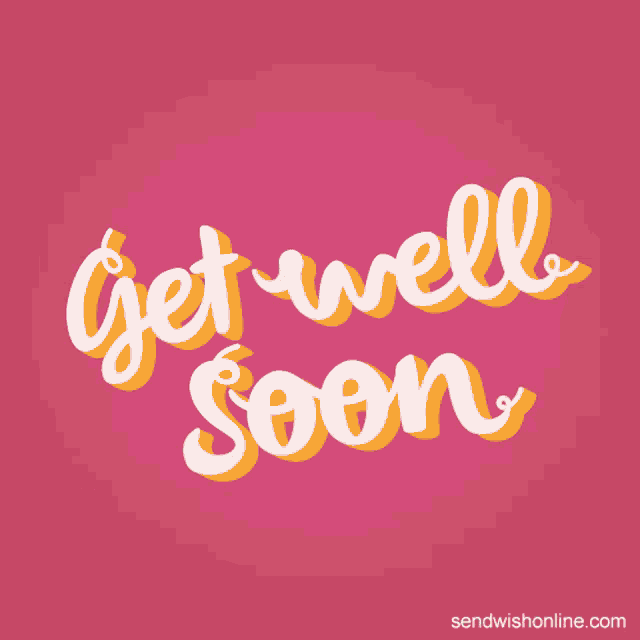 a greeting card that says get well soon
