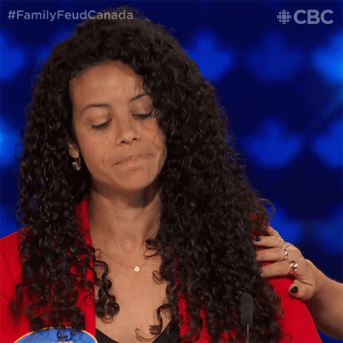 Being Comforted Family Feud Canada GIF - Being Comforted Family Feud Canada Nodding GIFs