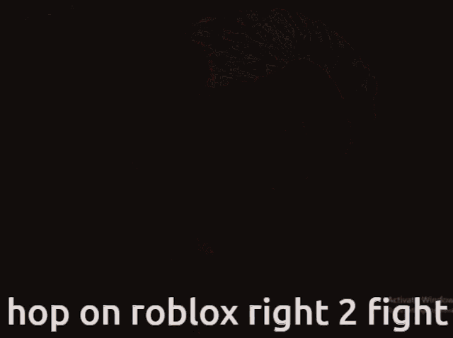 a man in a suit stands in a bathroom with the words hop on roblox right 2 fight