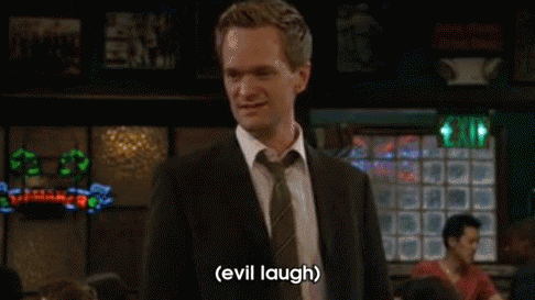 Barney'S Evil Laugh To Ted -_- GIF - Eletter GIFs