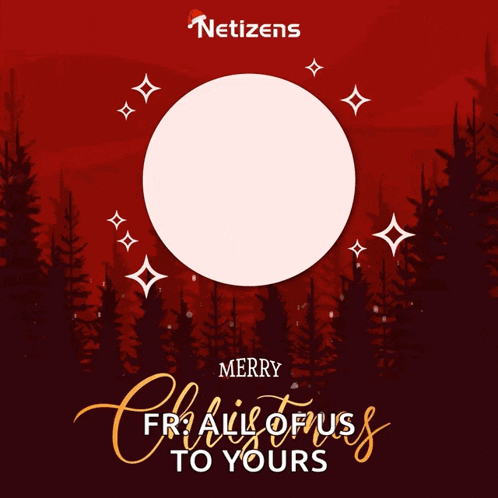 an advertisement for netizens wishes merry christmas to their customers