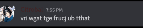 a screenshot of a discord conversation between citrabal and viri wgat tge frucj ub ttthat