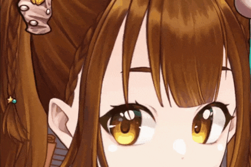 a close up of a cartoon character 's eyes