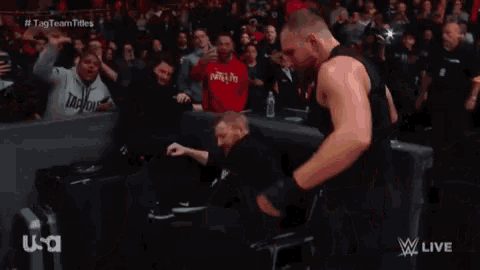 Dean Ambrose Beat Up GIF - Dean Ambrose Beat Up Attacking GIFs