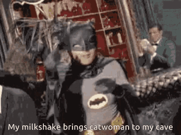 Batman Dancing GIF - Batman Dancing Milkshake GIFs