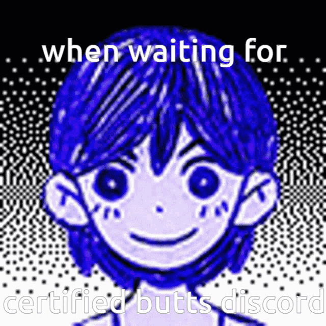 when waiting for certified butts discord is written on a picture of a cartoon character