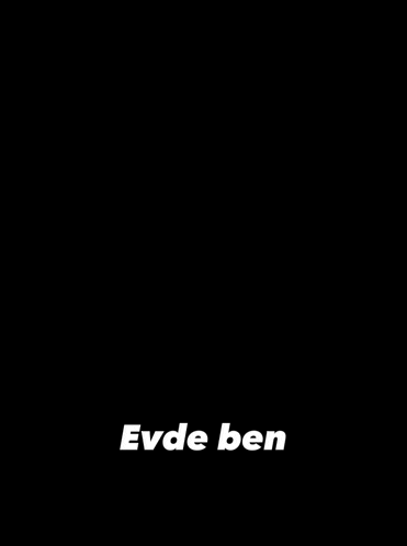 a black and white photo of a man wearing glasses and ear buds with the words evde ben above him
