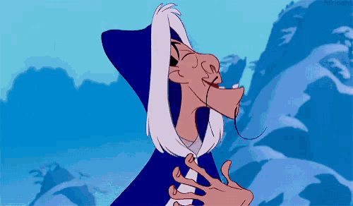 a cartoon drawing of a man with a blue cape and africant written in the bottom right corner