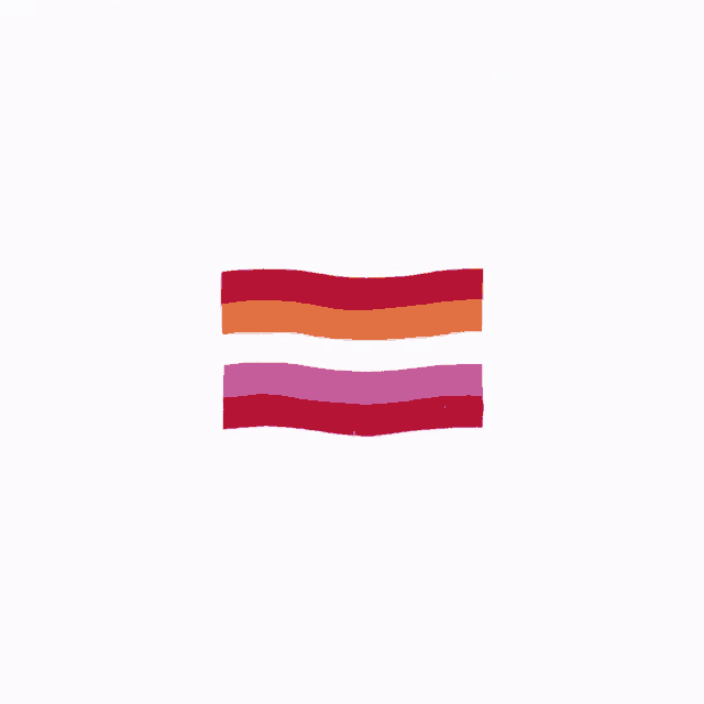 a lesbian flag is waving in the wind