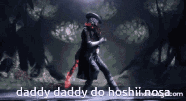 a picture of a man with the words daddy daddy do hoshinosa.com above him