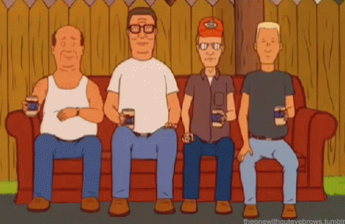 Hank Drinking Beer GIF - Hank Drinking Beer King Of The Hill GIFs
