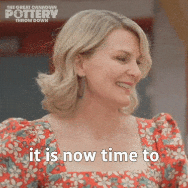 It Is Now Time To Relax Jennifer Robertson GIF - It Is Now Time To Relax Jennifer Robertson The Great Canadian Pottery Throw Down GIFs