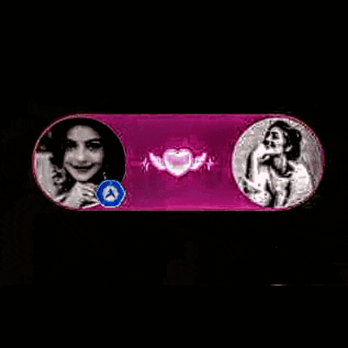 a sign that says free with a picture of a woman and a heart with wings