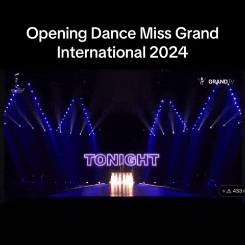 a video of a woman on a stage with the caption opening dance miss grand international 2024