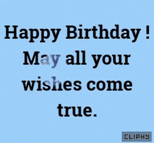Bday Happy Birthday GIF - Bday Happy Birthday May All Your Wishes Come True GIFs