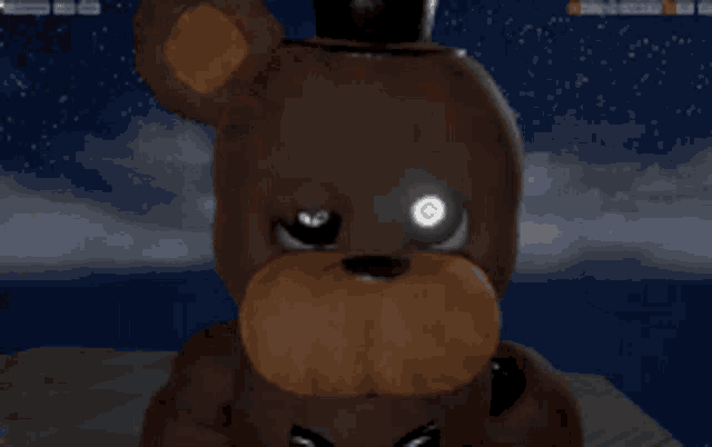 a screenshot of a video game shows a large eye