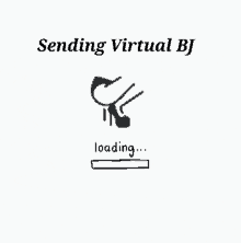 a picture of a woman in high heels with the words sending virtual bj