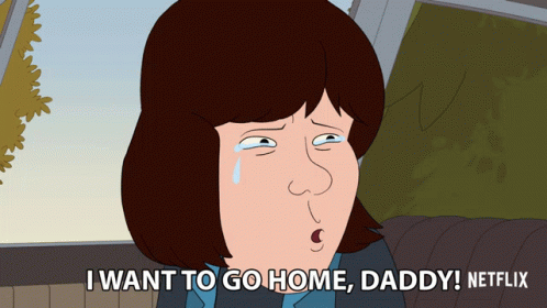 I Want To Go Home Daddy Crying GIF