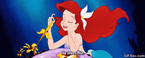 The Little Mermaid Ariel GIF - The Little Mermaid Ariel He Loves Me GIFs