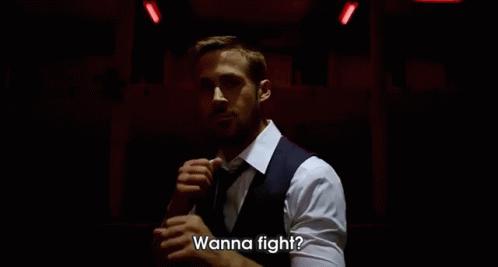 Can'T We Just Get Along? GIF - Only God Forgives Ryan Gosling Wanna Fight GIFs