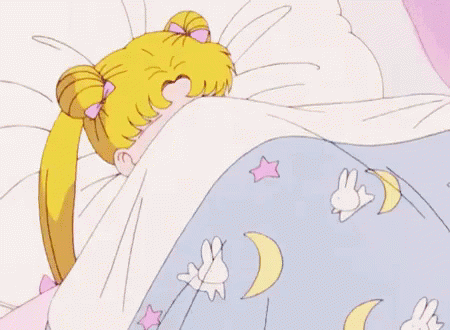 寝る　セーラームーン GIF - Sleep Seramun Sailormoon GIFs