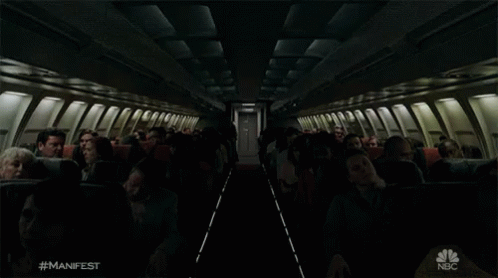 Lights On Plane GIF