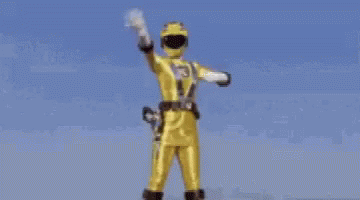Power Rangers Pose GIF - Power Rangers Pose Yellow Ranger GIFs