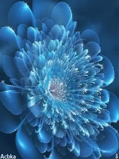 Blue Flower GIF - Blue Flower Animation GIFs
