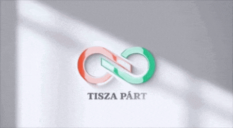 a logo for tisza part is sitting on a white surface .