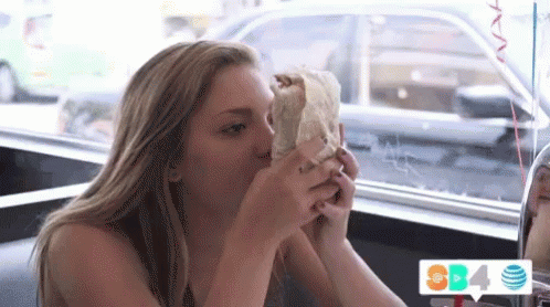 One True Love GIF - Girl Burrito Kiss GIFs