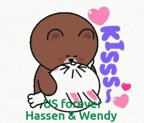 Hassen Wendy Cony Brown GIF - Hassen Wendy Cony Brown Love Wendy GIFs