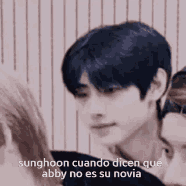sunghoon cuando dicen que abby no es su novia gif sunghoon cuando dicen que abby no es su novia gif