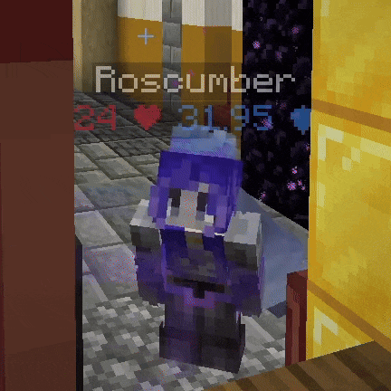 a screenshot of a video game with the name roscumber visible