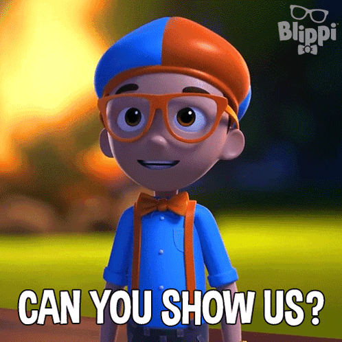 Can You Show Us Blippi GIF - Can You Show Us Blippi Blippi Wonders - Educational Cartoons For Kids GIFs