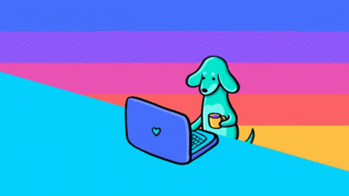 Dog Working GIF - Dog Working Laptop GIFs
