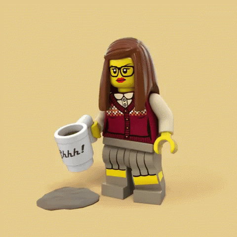 Lego Coffee GIF - Lego Coffee Toss GIFs