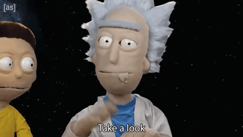 Take A Look Rick GIF - Take A Look Rick Rick And Morty GIFs