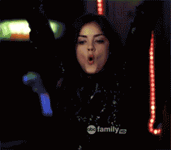 Pll Whoop!  GIF - Aria Montgomery Pll GIFs
